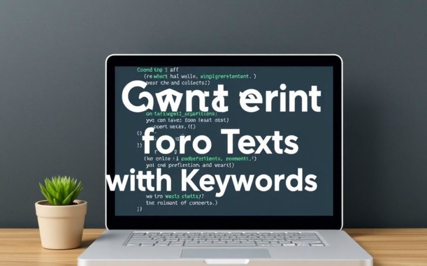 Контент для SEO: как писать тексты с ключевыми словами