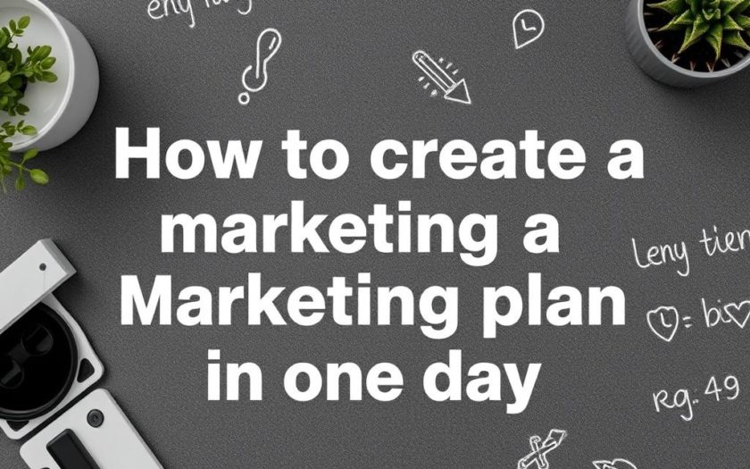 Как составить маркетинговый план за один день: практический маршрут к быстрым результатам
