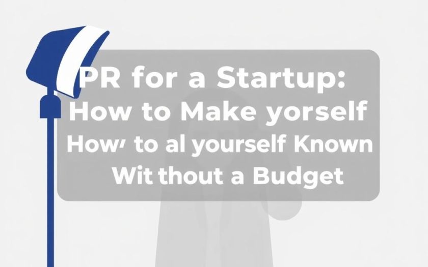 PR для стартапа: как заявить о себе без бюджета