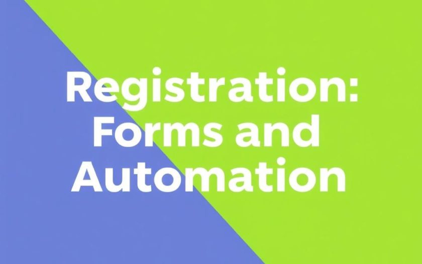 Регистрация на вебинар: формы и автоматизация