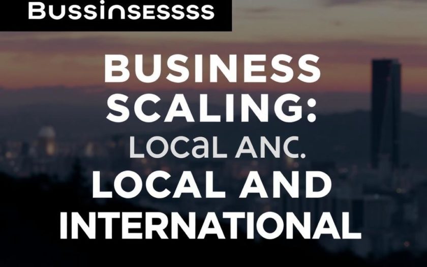 Масштабирование бизнеса: локальное и международное