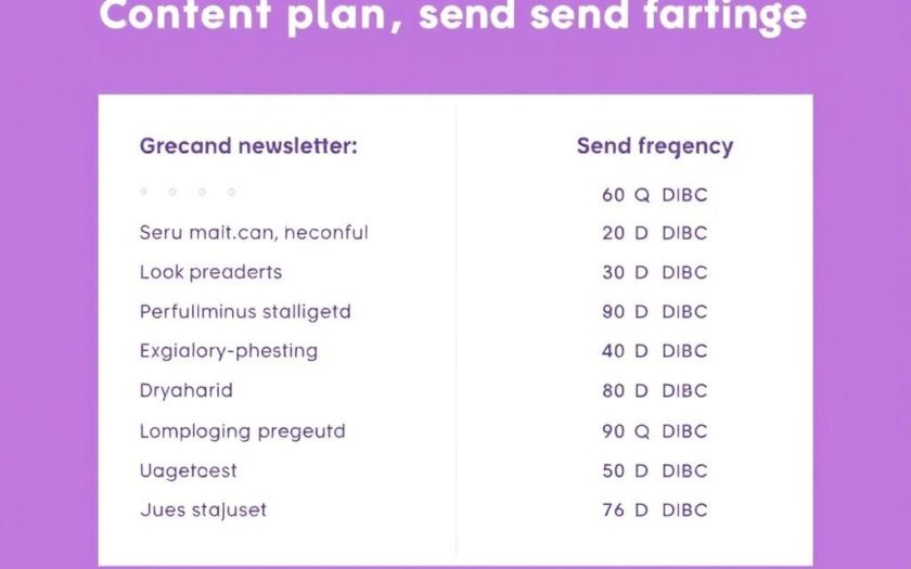 Новостные рассылки: контент‑план и частота отправки